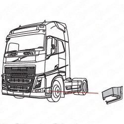 MARCHE-PIED GAUCHE VOLVO FH