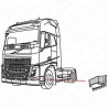 MARCHE-PIED GAUCHE VOLVO FH