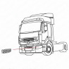 PROJECTEUR GAUCHE RENAULT PREMIUM