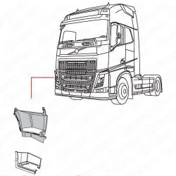 MARCHE-PIED DROIT VOLVO FH