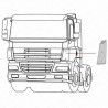 PANNEAU AVANT LATERAL GAUCHE DAF CF85